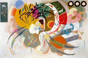 KANDINSKY, Wassily,Curva dominante, 1936, &oacute;leo sobre lienzo, 129.3 x 194.3 cm. The Salomon R. Guggenheim Museum. Nueva York. Estados Unidos