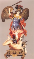 San Miguel y el Demonio. Monasterio del Escorial