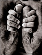 My father and my son Delhi, 1968 B/N - MAGNUM PHOTOS