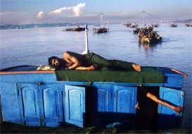 Hoogly river Kolkata, 1990